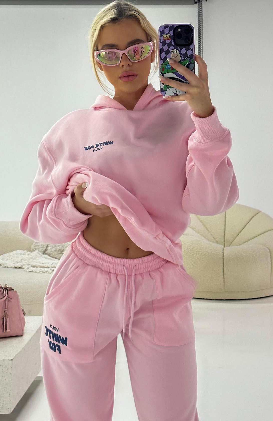 Offstage Hoodie Posy Pink - Image 7