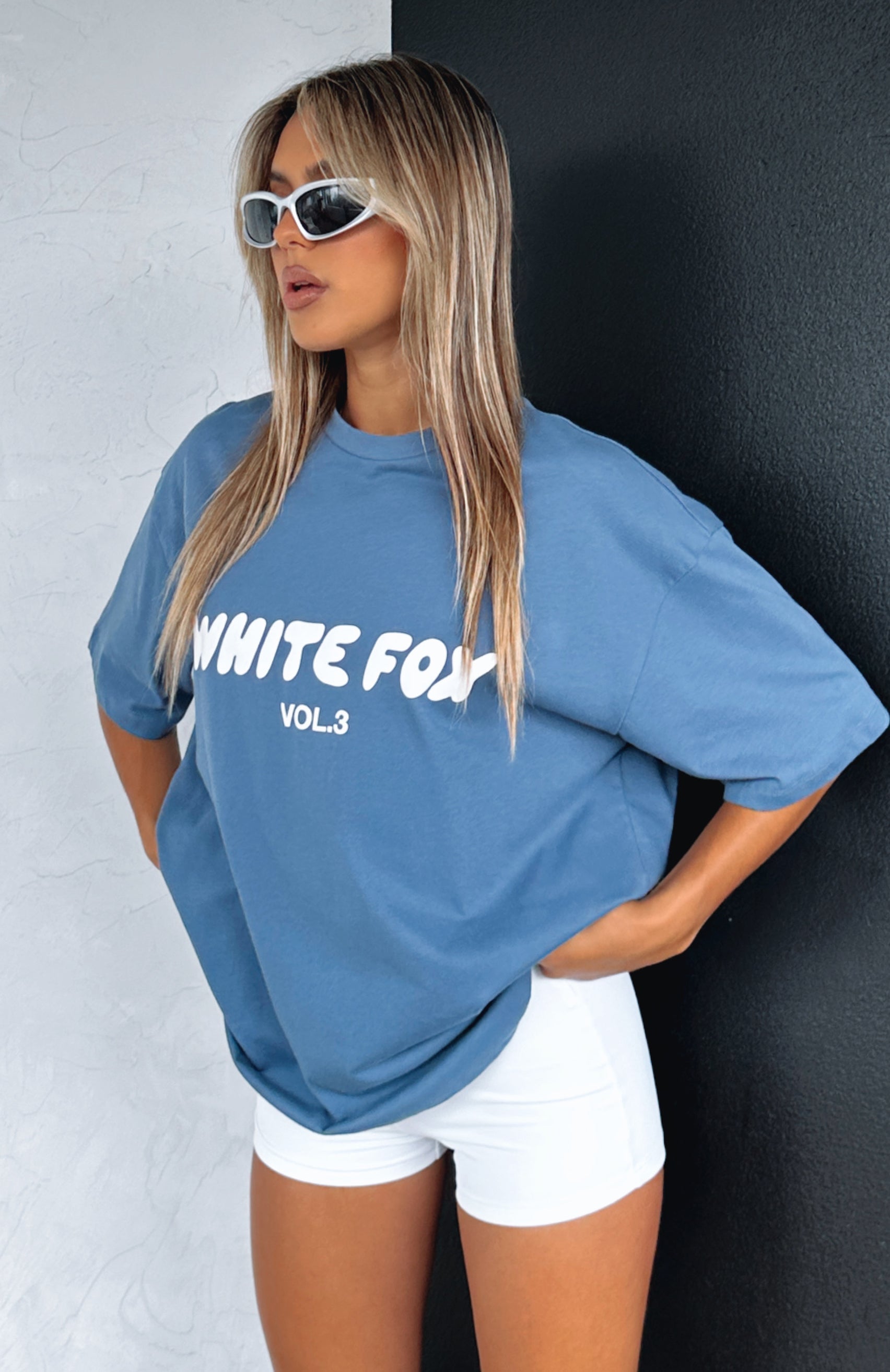 Offstage Oversized Tee Ocean - Image 1