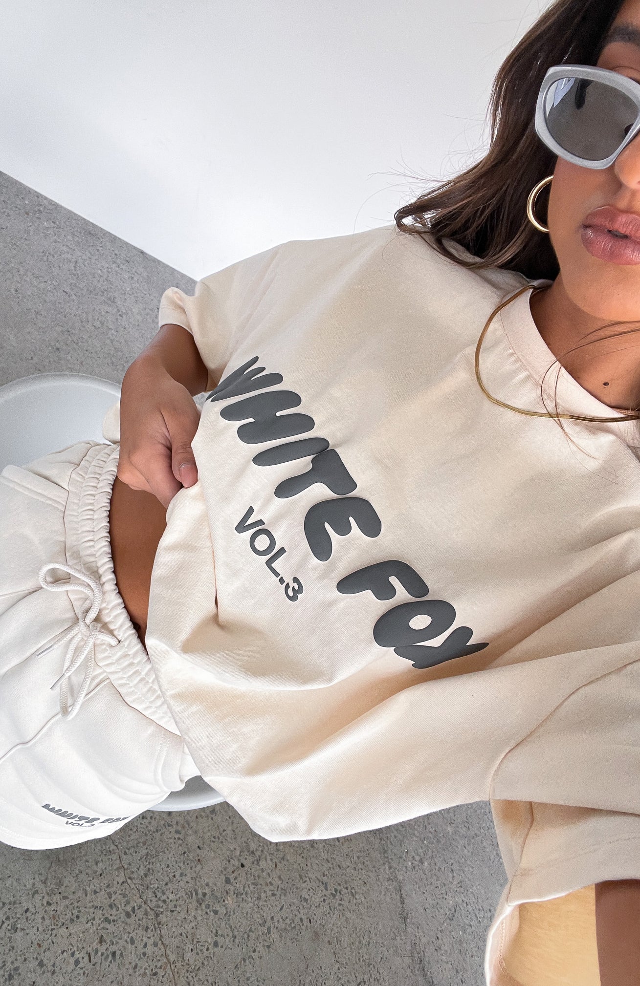 Offstage Oversized Tee Pebble - Image 1
