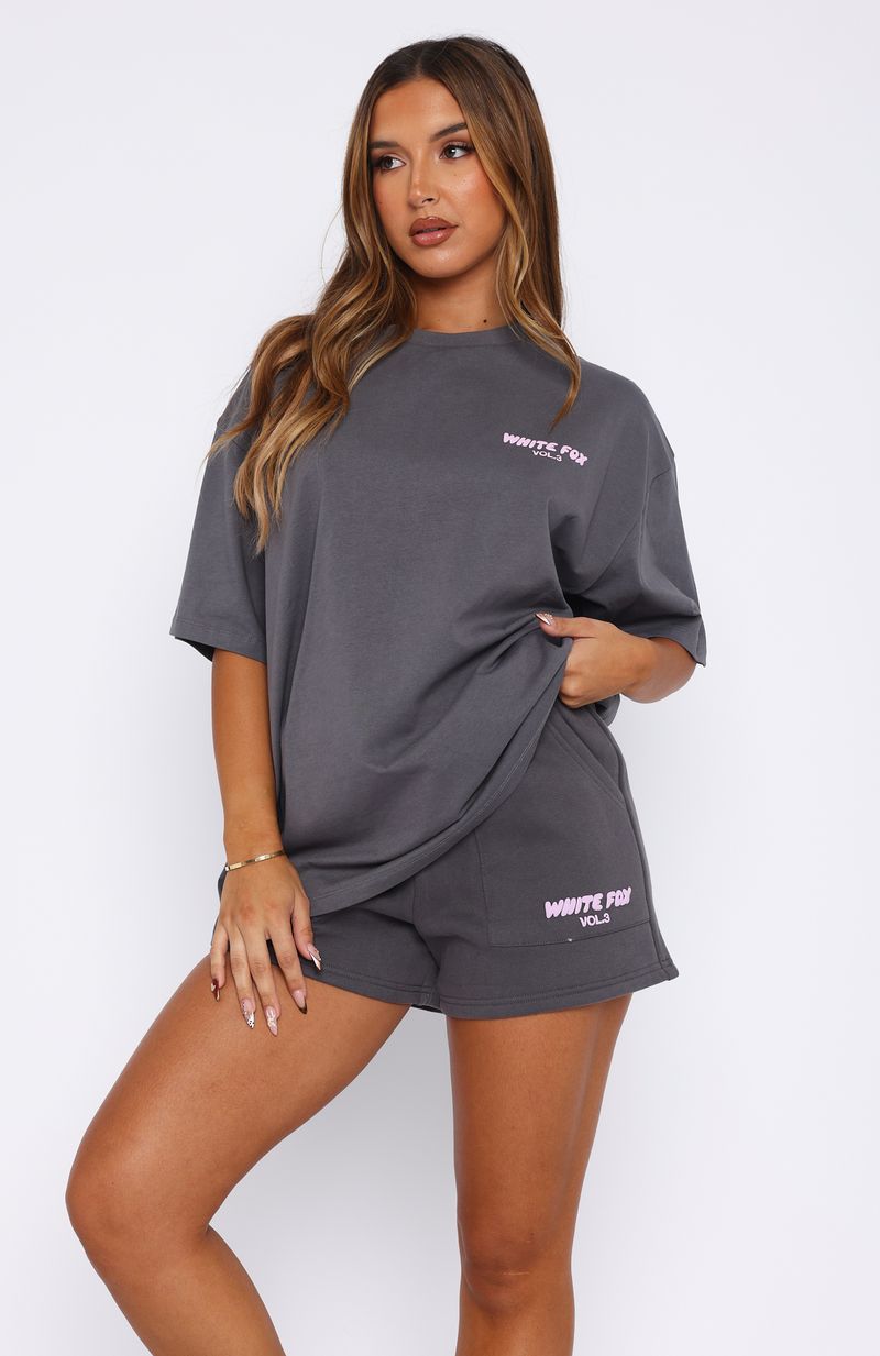 Offstage Back Graphic Oversized Tee Volcanic - Image 2