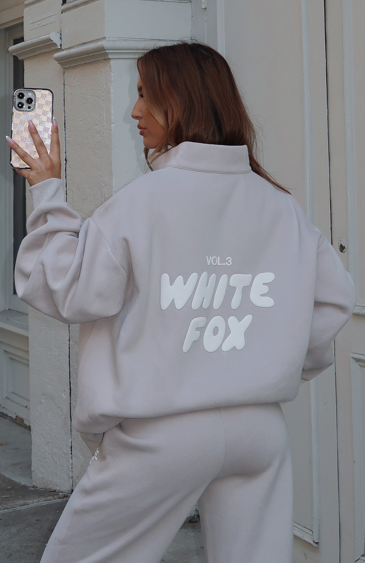 Offstage Zip Front Sweater Moon - Image 1